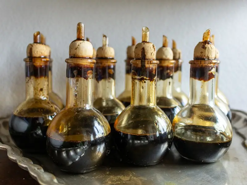 Dégustation de vinaigres balsamiques